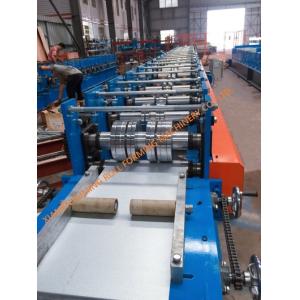 Custom Ridge Capping Roll Forming Machine 7.5KW Hydraulic Cutting