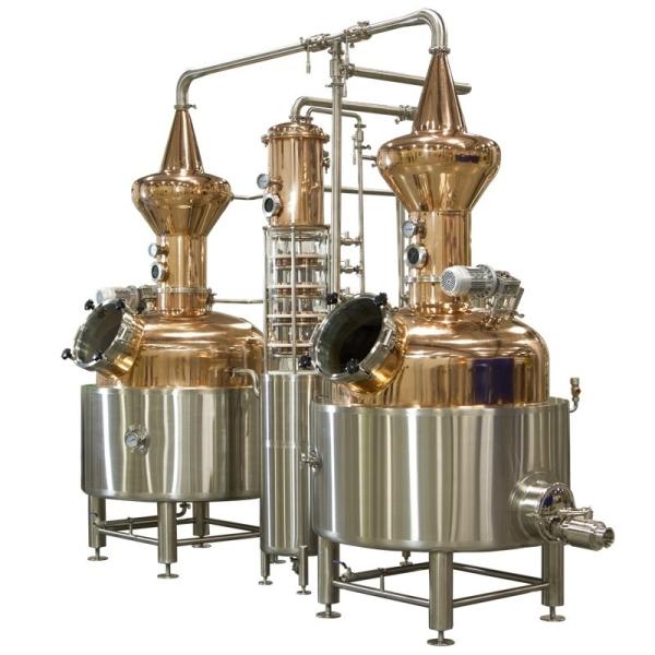 Quality Ethanol Production with GSTA Stainless Steel Distillation Equipment 4.5*1.7*3.5M Size for sale
