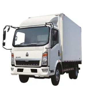 Buy cheap SINOTRUK HOWO  8Ton 120HP Light Van/Cargo / Lorry Truck  With Goods Delivery Box For Transport Food Fruit Vegetable Meat from wholesalers