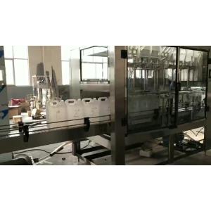 10 Liter Linear Liquid Filling Machine , High Precision Rotor Pump Filling Line
