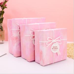 Buy cheap Custom Printing Square Foldable Luxury Paper Gift Box With Ribbon from wholesalers