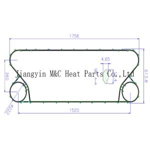 Quality Framework Heat Exchanger Fabricators UX40  Four Angle Hole 0.5-1.0mm Thickness for sale Buy cheap Framework Heat Exchanger Fabricators UX40  Four Angle Hole 0.5-1.0mm Thickness product