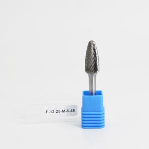 SF Tree Radius End Carbide Burr for Die Grinder Single Cut 6mm Shank ISO9001