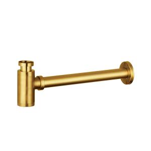 Buy cheap Zinc Bottle Trap Lavatory Wash Basin Drainer Siphon Bathroom For Wash Basin Brushed TI-Gold OEM from wholesalers