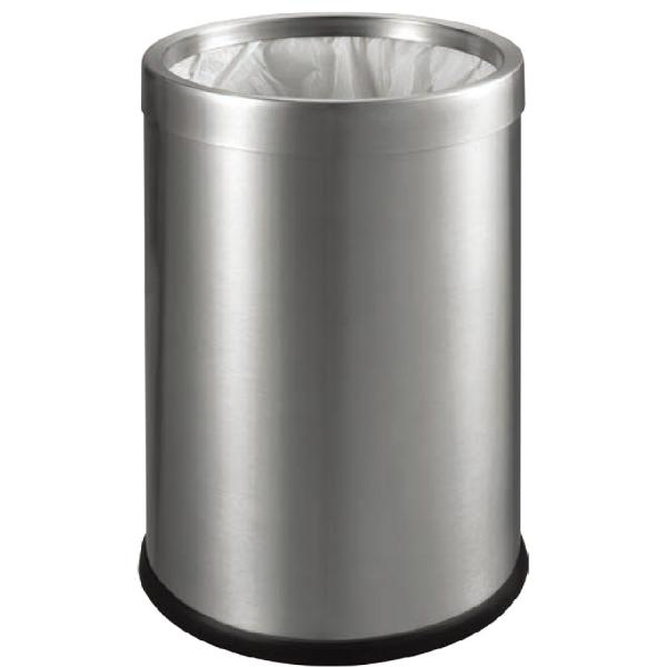 Quality Dustbin Matt Stainless Steel with silver removable ring for sale