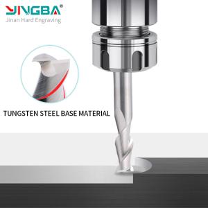 Buy cheap High Quality HRC 55 Solid Carbide 2-Flute Flat Bottom End Mill Factory Sale for Aluminium Processing CNC Milling Cutter OEM ODM from wholesalers