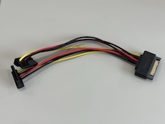 Buy cheap SATA 15Pin Power Connector Y Splitter Cable – 1 to 2 Female Electrical Wire Harness for HDD / SSD / Server Power Distribution from wholesalers