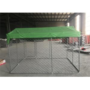 10'L*5'W*6'H (3m*1.5m*1.8m) Black powder Coated OD32mm Mesh 50mmx100mm Dog