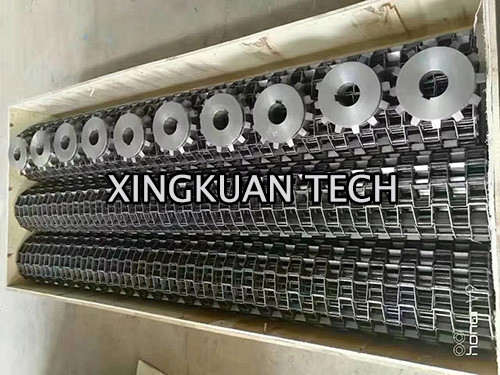Honeycomb Conveyor Belt Wire Mesh Also Known As Flat Wire Belting For Pizza Oven