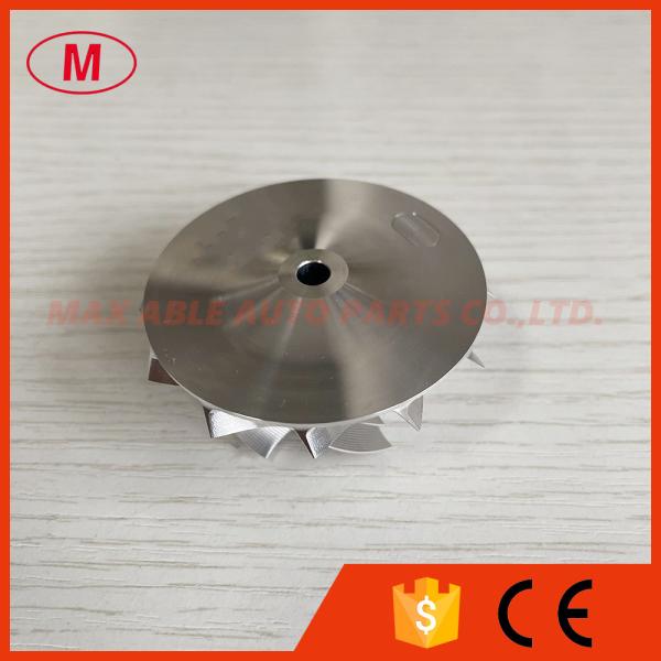 TD04HL 14T 49377-00015 39.60/51.00mm 1401-404-414 6+6 blades point milling snake curve turbo billet compressor wheel