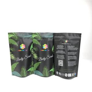 Buy cheap Cosmetic Ocean Bath Salt Matte Mylar Reusable Zip Pouches Standing Smell Proof from wholesalers