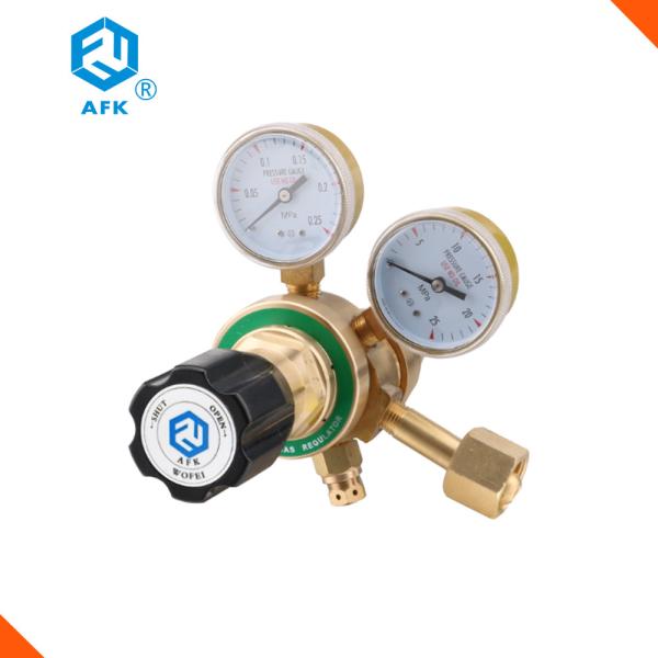 Buy cheap Single Stage Brass Pressure Regulator Max Inlet Pressure 2.5Mpa R57L Middle Flow from wholesalers