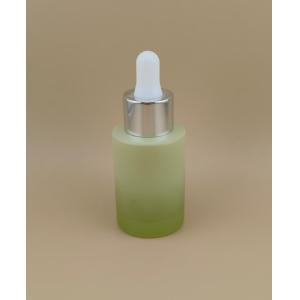 Buy cheap New Design Matte Clear Gradual Change Green Smooth Round Dropper Bottle K-GBL30 for Essence from wholesalers