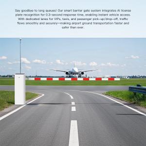 HCW Smart System Parking Barrier Gate with License Plate Recognition and