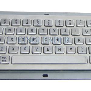 Rugged Waterproof Industrial Computer Keyboard In Metal With Integrated