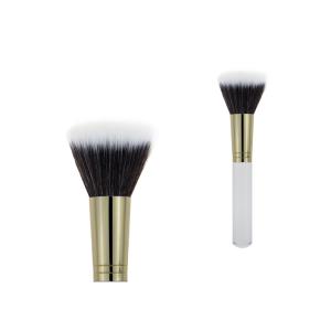 Buy cheap Popular White Handle Makeup Buffer Brush With Aluminium Ferrule from wholesalers