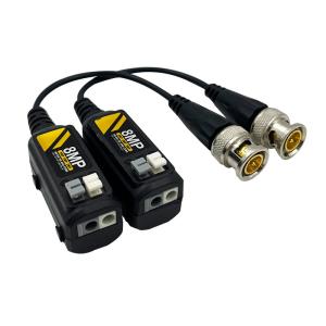 China 8MP Single Port HD Analog Camera Video Balun Passive Transceiver BNC To Rj45 Cat5 Cat6 UTP Cable  TVI/CVI/AHD/CVBS on sale China 8MP Single Port HD Analog Camera Video Balun Passive Transceiver BNC To Rj45 Cat5 Cat6 UTP Cable  TVI/CVI/AHD/CVBS on sale