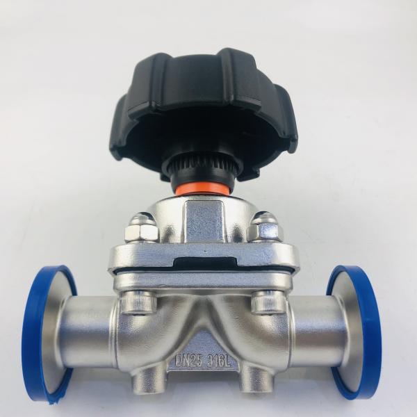 Quality DN10 1/2 Inch Manual Diaphragm Valve PC Hand Wheel for sale