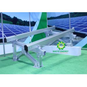 Buy cheap Screw Footing Adjustable Angle Solar Panel Ground Mounting Systems / Solar PV Brackets from wholesalers