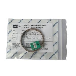 Buy cheap Thermal profile PFA high temperature stand omega k type thermocouple green connector with plug for industrial use from wholesalers