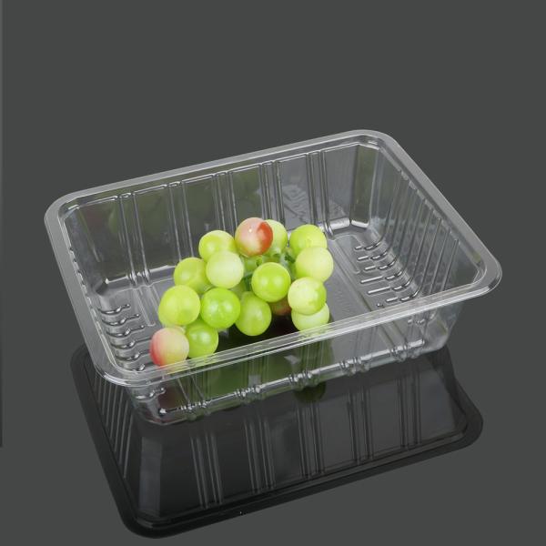 Buy cheap Supermarket Rectangle 22*17*6cm Disposable Fruit Tray from wholesalers
