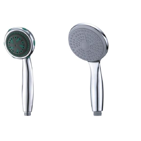 Quality Single Fuction Long Plastic Hand Shower Injection Chrome Plated for sale