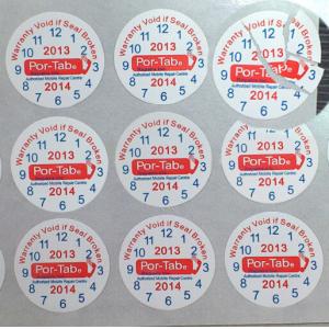 Buy cheap Special Broken Ultra Tamper Proof Stickers , Irremovable Security Seal Stickers from wholesalers