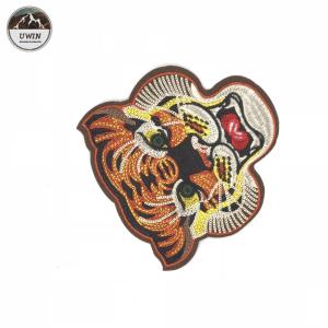 Special Design Tiger Iron On Patch , Personalized Iron On Patches 14 * 14CM Size