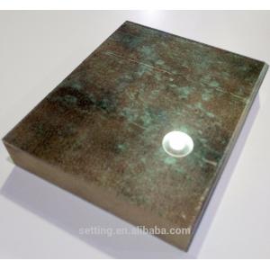 Buy cheap Acrylic glossy furniture panel in marble design from wholesalers