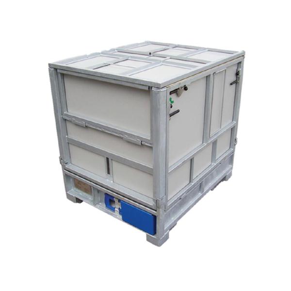 Quality Square Ibc Tote Container / Collapsible Ibc Container 165KG Gross Weight for sale