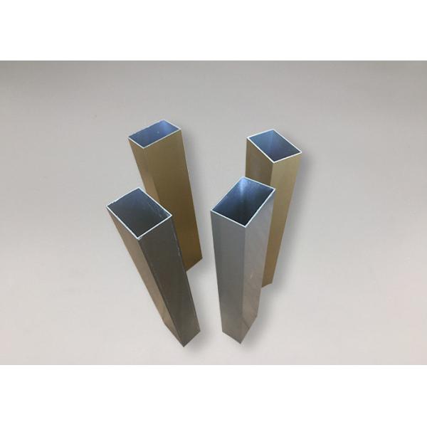 Quality Rustproof Aluminium Rectangular Box Section Extrusions Anodized Aluminum Tubing for sale
