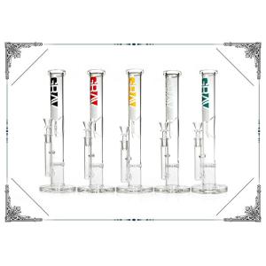 Buy cheap Grav Straigth Tube Glass Water pipes With Honeycomb Perc Bongs Ingot Ice Catcher from wholesalers