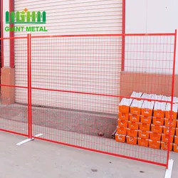Quality 6ft Temporary Construction Fence Panels Powder Coated for sale