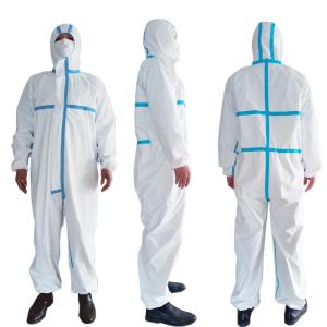 Buy cheap Custom Made Disposable Body Suit , Breathable Disposable Coveralls product