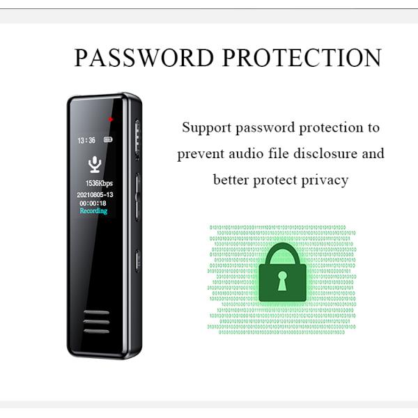 High Quality 8GB Memory Digital Portable Audio Voice Recorder