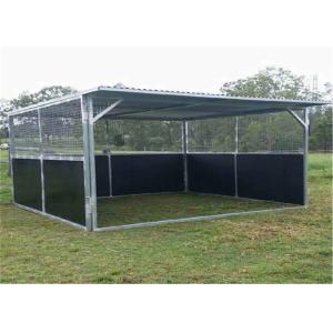 temporary horse stable with roofing 2200mm x 3600mm
