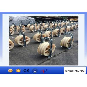 Buy cheap Overhead Lines Large Diameter Rope Pulley Two Bundled Stringing Blocks from wholesalers