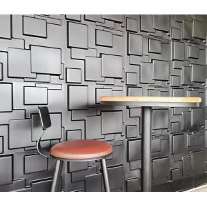 Buy cheap Weave Shap Matt White Easy-clean 3D PVC Decoration Wall Panel For Night Club Wall Decoration from wholesalers