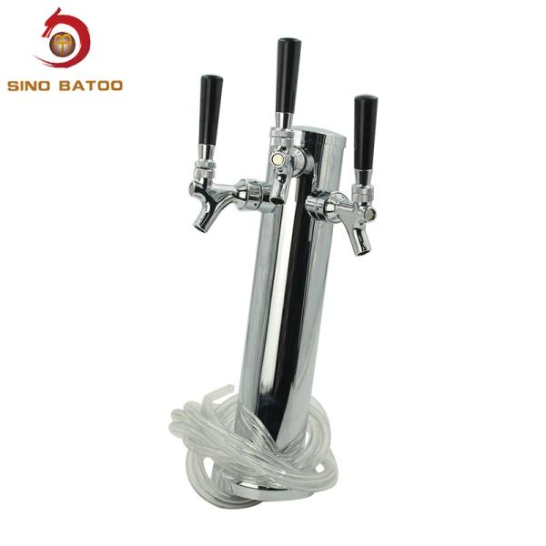 Buy cheap All Brushed Stianless Steel 3 Faucet Draft Beer Tower from wholesalers