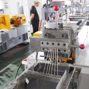 PE PVC PP PS Masterbatch Machine Extruder , Compounding Plastic Pelletizer