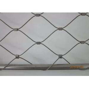 China AISI304 Flexible X Tend Cable Mesh , 1.2-4.0mm Stainless Steel Ferrule Rope Mesh on sale