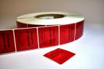 Buy cheap EAS RF Security Labels Aluminum Hot Melt Adhesive / Rubber-Based For Frozen Products from wholesalers