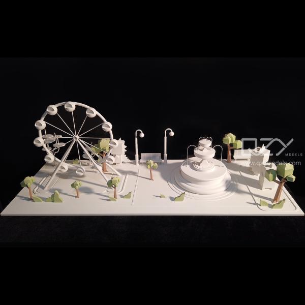 Quality Minimalism White Architectural Model Making Supplies 3D Printing Gift for sale