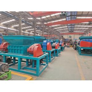 1T Weight Scrap Heavy Melting PVC HDPE PP PET Waste Double Shaft Double Motor