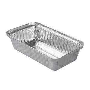 Buy cheap 550ml Aluminum Foil Food Containers Takeout Food Packing Aluminium Disposable Box With Lid from wholesalers