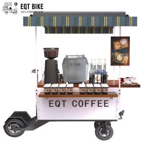 Buy cheap 18KM/H Vending Scooter Box Structure Coffee Bike Cart from wholesalers