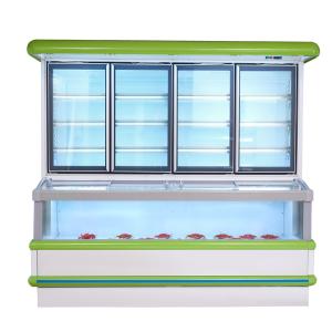 Buy cheap Commercial Combination Island Display Freezer Refrigerator With Big Capacity from wholesalers