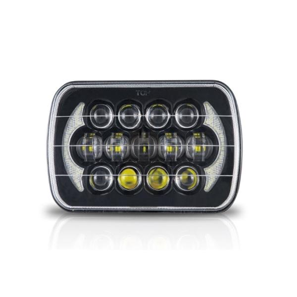 Buy cheap Super Bright 2018 high quality square 85W 5*7 led work light 7" Rectangular led headlight with DRL from wholesalers