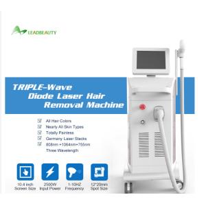 China Medical ce / fda approved 2000W input hottest machine germany device 808 diode laser hair removal for spa on sale