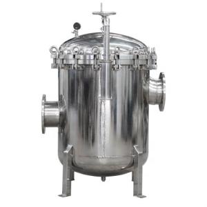 Buy cheap 62KG Quick Opening 4-Bag Filter Housing Efficiently Filters for Food Beverage from wholesalers